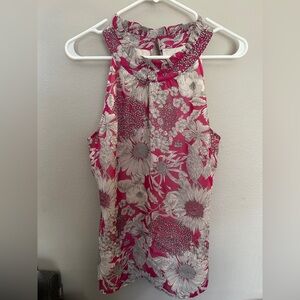 Liberty of London Pink and White Floral Top